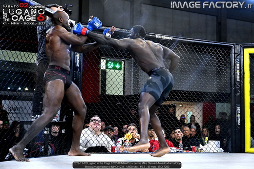 2023-12-02 Lugano in the Cage 6 20518 MMA Pro - Jemie Mike Stewart-Amadoudiama Diop